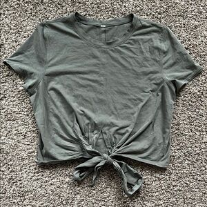 Lululemon‎ Women's Tie-Front Top - Green